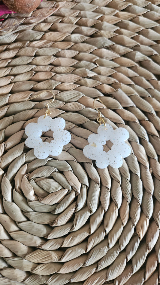 Boucles d'oreilles fleur