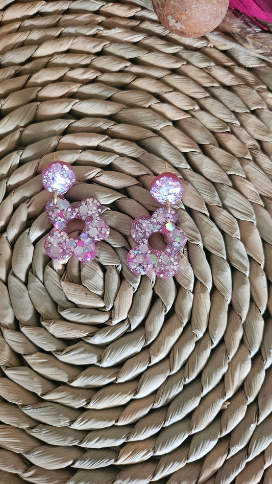 Boucles d'oreilles fleur