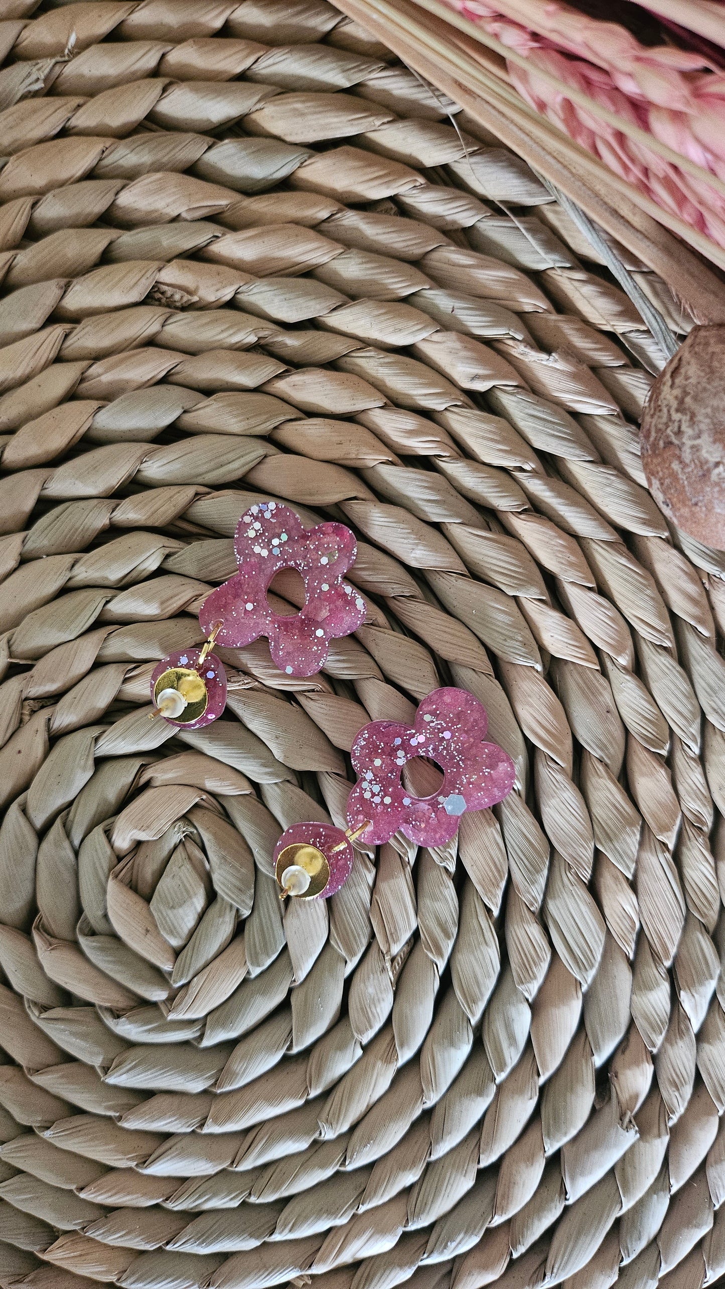 Boucles d'oreilles fleur